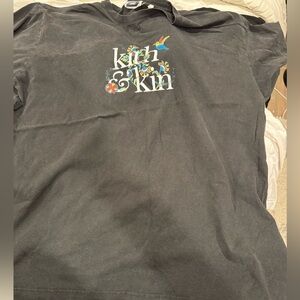 Mens black kith short sleeve shirt
